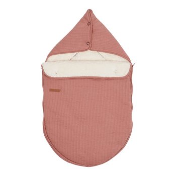 Little Dutch Babyschalen Fußsack 0+ Pure Pink Blush - der Winterfußsack für die Babyschale